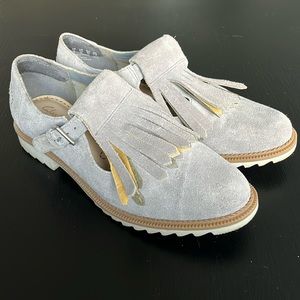 Clarks Somerset Griffin suede ladies shoes size 9.5 used